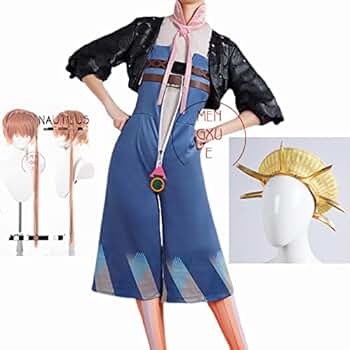 Amazon.co.jp: [MENG] 衣装+ウィッグ+帽 フルセット 衣装+ 帽